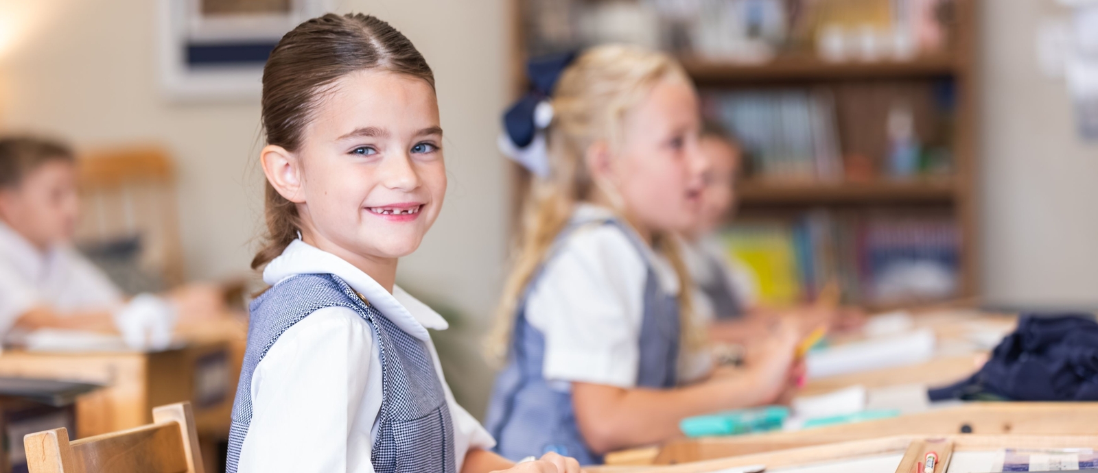 children in classroom